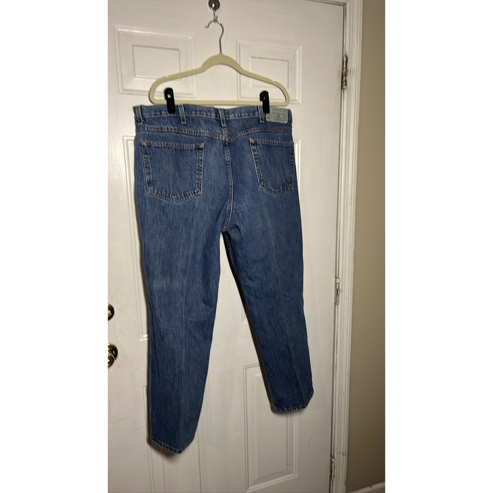 RedHead Mens Straight Leg Denim Jeans Blue Medium Wash Workwear Regular Fit